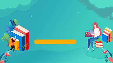 高考冲刺辅导绿色插画手机横图背景