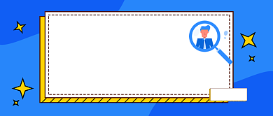 蓝色云招聘开启公众号首图背景