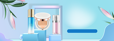 美妆防晒海报banner模板背景