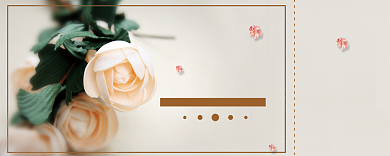 鲜花店时尚活动优惠券背景