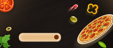 创意餐饮美食五折优惠公众号首图背景