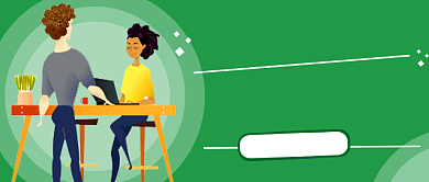 绿色卡通毕业季招聘公众号首图背景