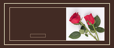 玫瑰情人节促销新媒体配图背景