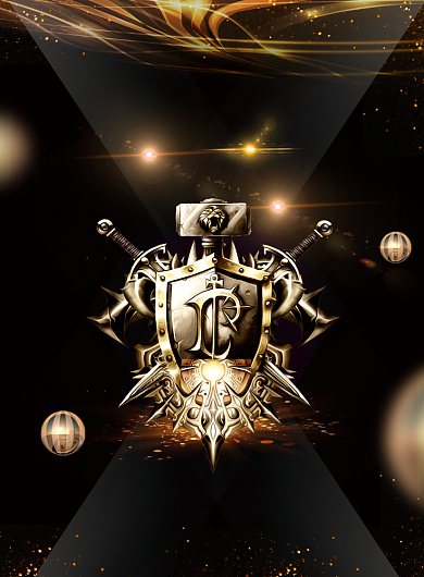 黑金电竞网吧体验馆印刷海报背景