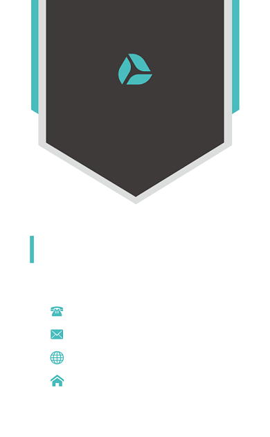 商务大气竖版名片模板背景