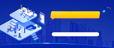 全国科普行动日蓝色卡通新媒体配图背景