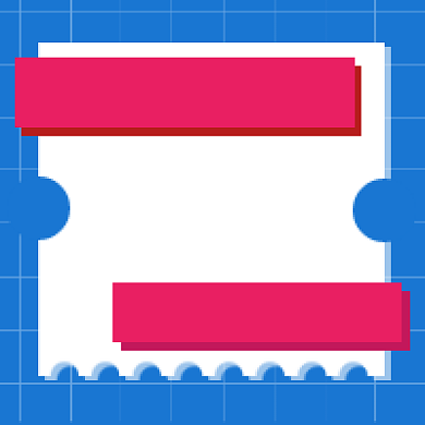 618购物节促销蓝色简约公众号次图背景