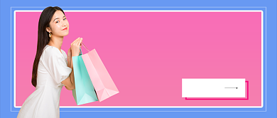 春季新款服装促销新媒体配图背景