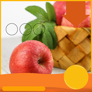 苹果淘宝电商主图直通车水果背景