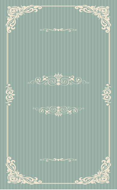 绿色小清新婚礼婚庆公司竖版名片模板背景