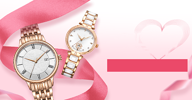 七夕节时尚手表情侣活动促销钻展banner背景