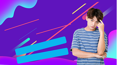 电商带货手机横版海报背景