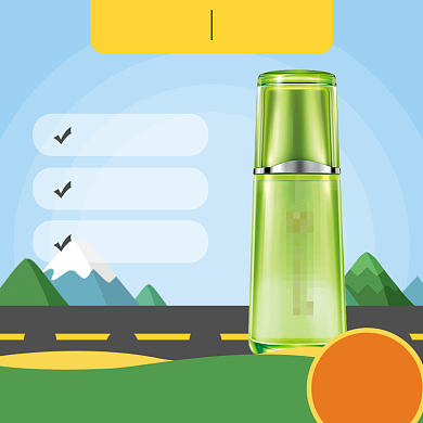 美妆春季上新直通车背景