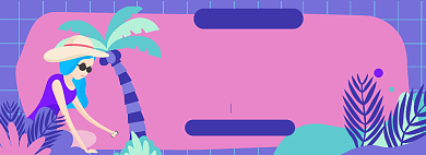 初夏女装上新淘宝电商banner图背景