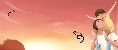 父亲节快乐公众号首图背景