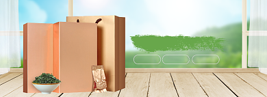 春季茶叶banner模板背景