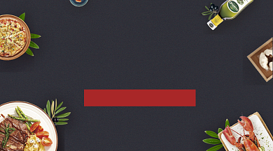 美食嘉年华活动大气简约手机横图背景