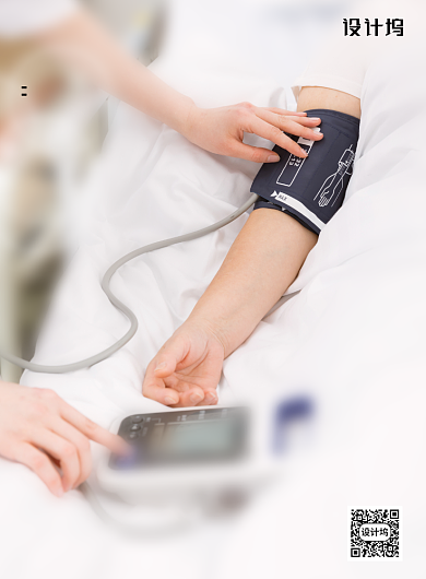 世界高血压日医疗保健宣传海报背景