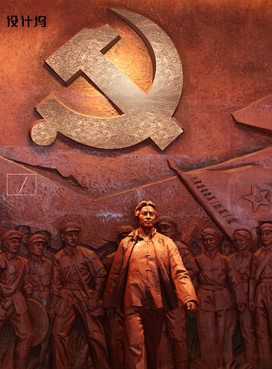 黑金大气我心向党建党节海报背景