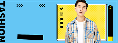 春夏男装上新淘宝电商banner图背景