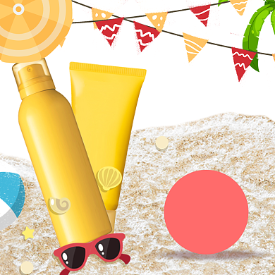 美妆促销海报banner背景