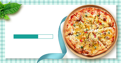 清新简洁双11大促食品料理电商钻展背景