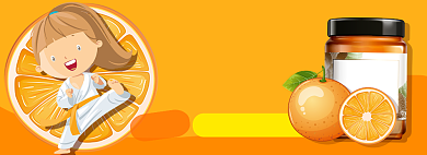 维生素C咀嚼片电商淘宝banner图背景