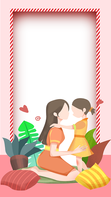 母亲节日手机海报背景