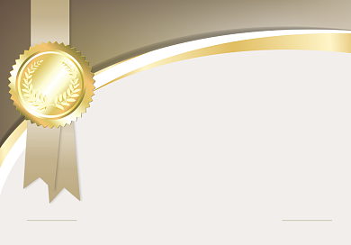 金色学校荣誉证书背景