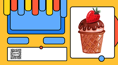 巧克力蛋糕特惠手机海报背景