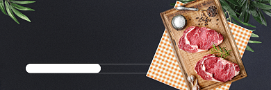 饿了么牛肉牛排优惠店招背景