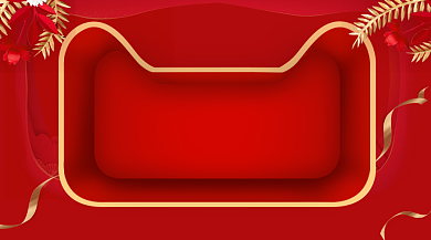 618年中大促红色大气简约手机横图背景