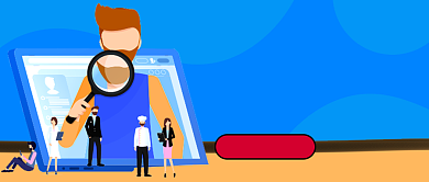 蓝色卡通毕业季入职问题公众号首图背景