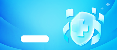 蓝色简约重疾险保险科普公众号封面背景