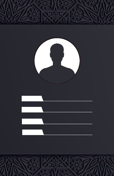 黑色创意商务工作证背景