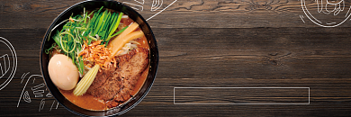 牛肉面饿了么优惠店招背景