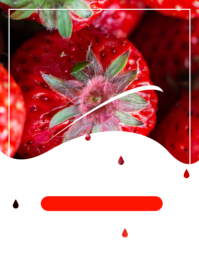 夏日清爽生鲜水果海报背景