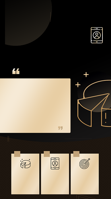 网红营销与电商运营手机海报背景