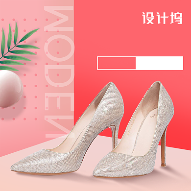 简约风秋冬新风尚女鞋男鞋主图背景