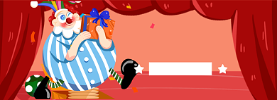 愚人节海报大促模板背景