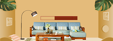 春季装修海报banner模板背景