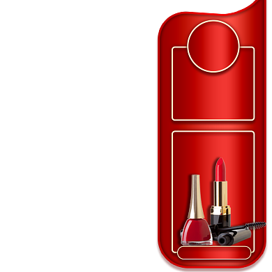 618美妆直播主图图标背景