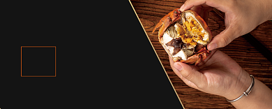 简约黑色海鲜优惠券背景