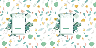 日系时尚小清新插画风格甜品手提袋背景