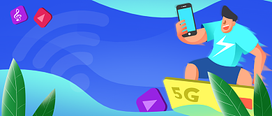 世界电信日5G时代更快更爽公众号首图背景
