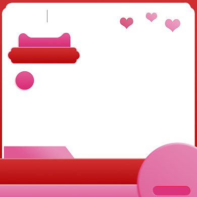 红色简约化妆品520促销主图图标背景