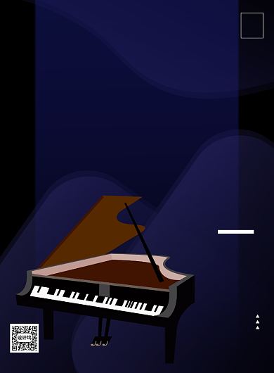 张国荣音乐乐器追思印刷海报背景