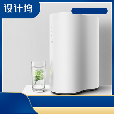 开门红家用净水净化器饮水机主图背景