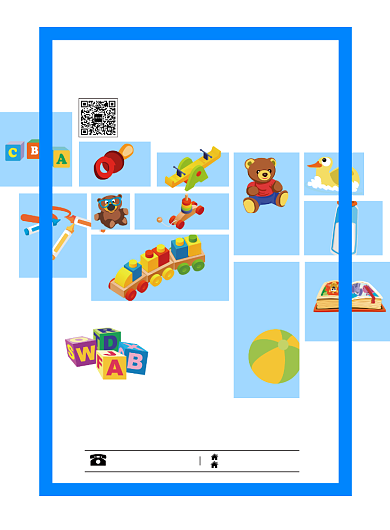 618年中狂欢玩具促销简约设计感海报背景