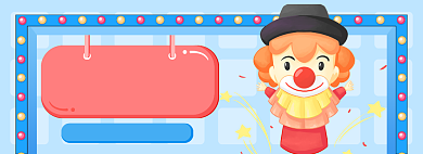 愚人节海报banner背景